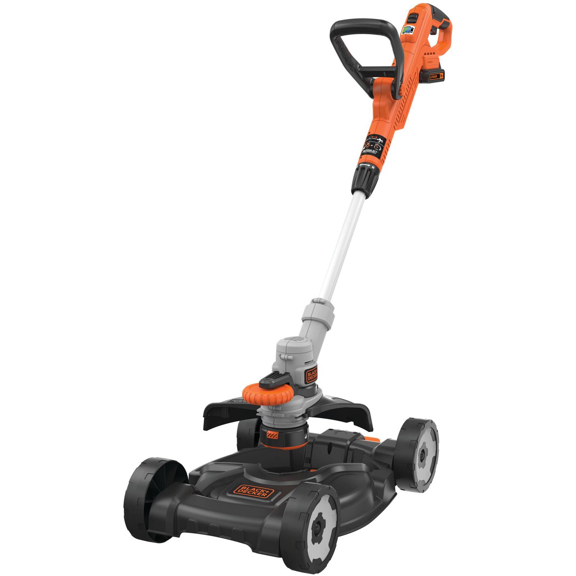 BLACK+DECKER Rasentrimmer 3-in-1 Rasentrimmer STC1820CM, 18Volt