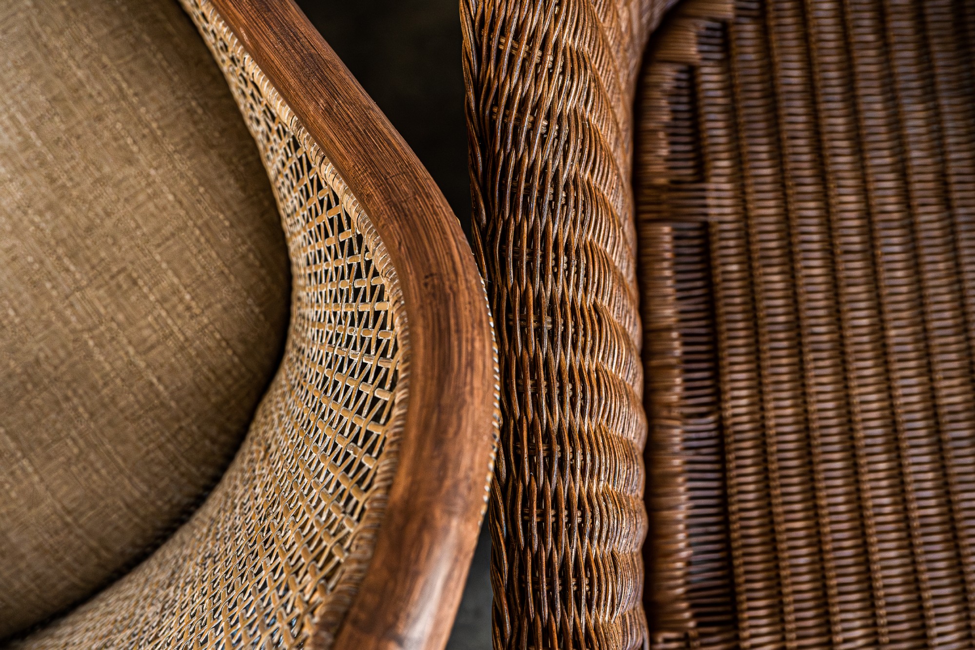 Armsessel 'Membly', Rattan, B 60 cm, H 85 cm, L 62 cm von fischer's lagerhaus