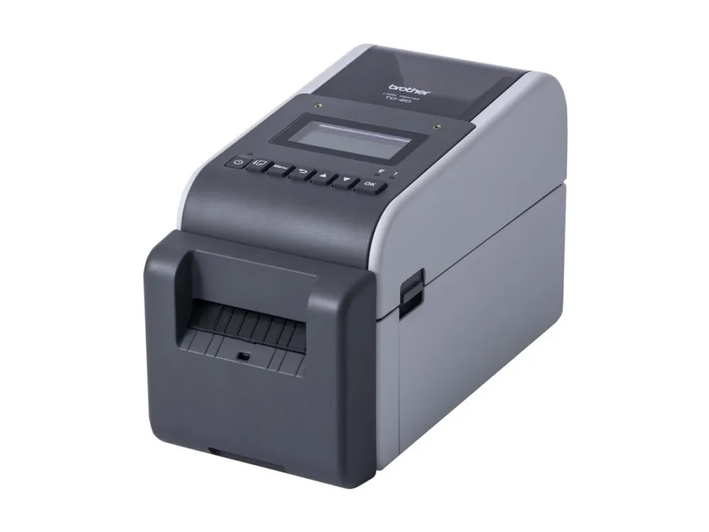 Brother TD-2350D203 - Mærkat/kvitteringsprinter - S/H - direkte termisk - Rulle (6,3 cm) - 203 dpi - op til 152.4 mm/sek. - Wi-Fi(n), Bluetooth 5.2, LAN, USB 2.0, USB vært