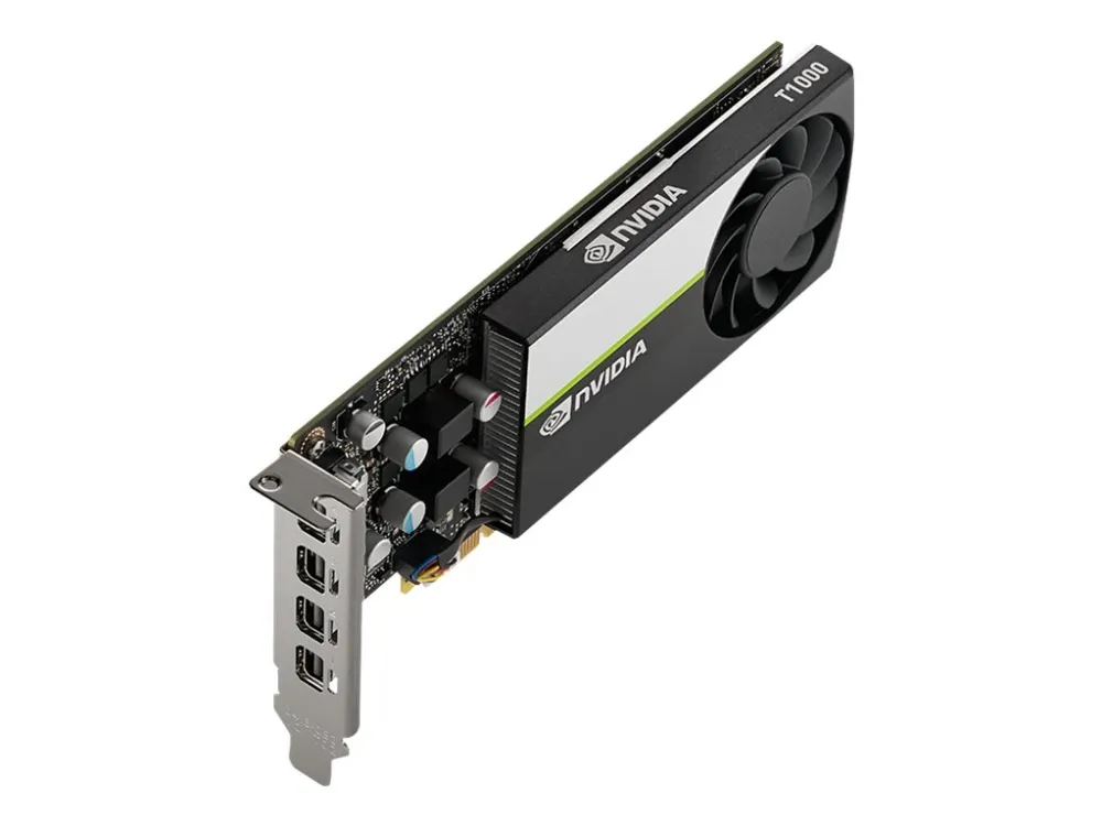 NVIDIA T1000 - grafikkort - T1000 - 4 GB GDDR6 - PCIe 3.0 x16 lavprofil - 4 x Mini DisplayPort