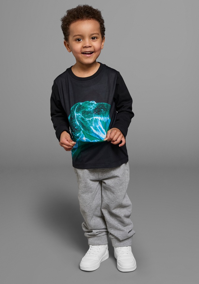 KIDSWORLD Langarmshirt »GREEN DINO«, langärmlig,  mit trendigem Druck,  Rundhalsausschnitt,  aus Baumwolle