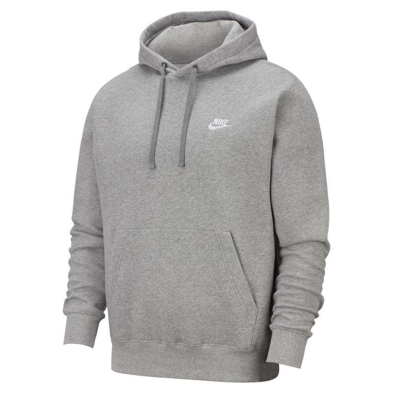 nike sportswear club fleece haettetroeje dk grey heather
