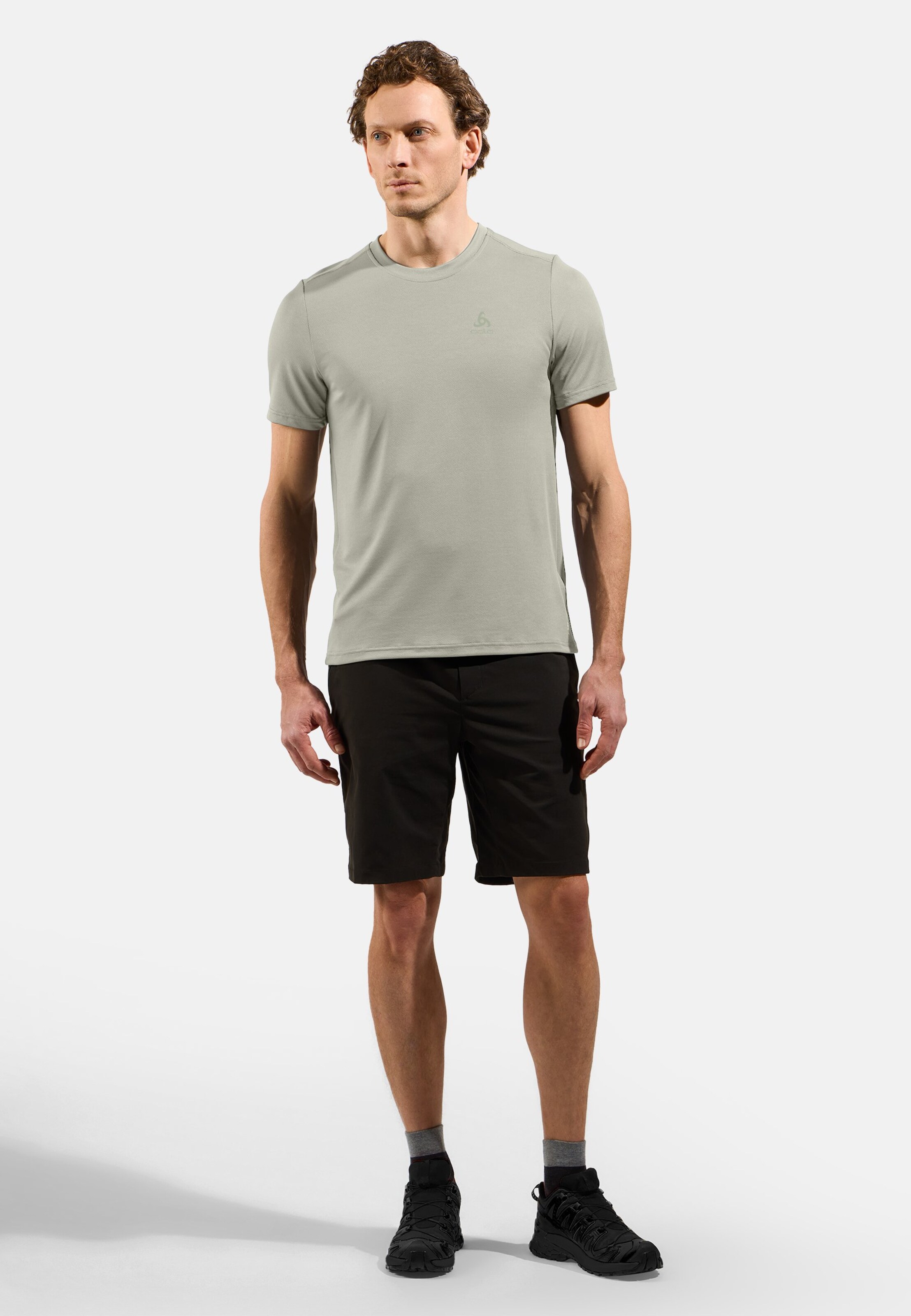 Herren F-Dry T-Shirt in agate gray