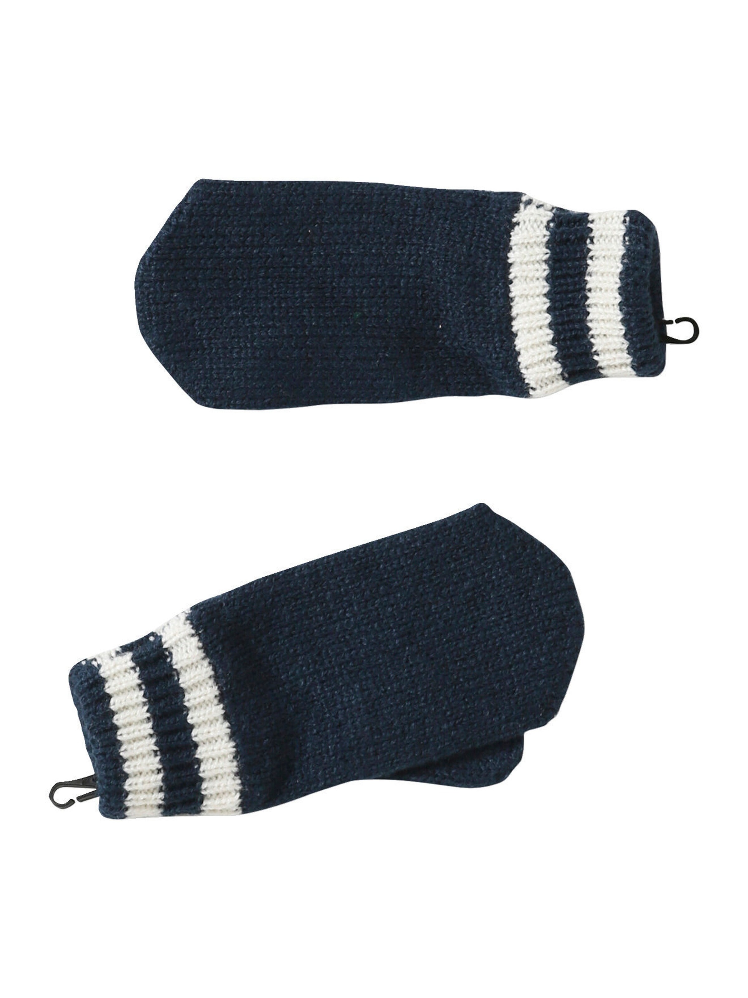 Vertbaudet Jungen-Set: Mütze, Rundschal & Handschuhe mit Matrosenstreifen tinte