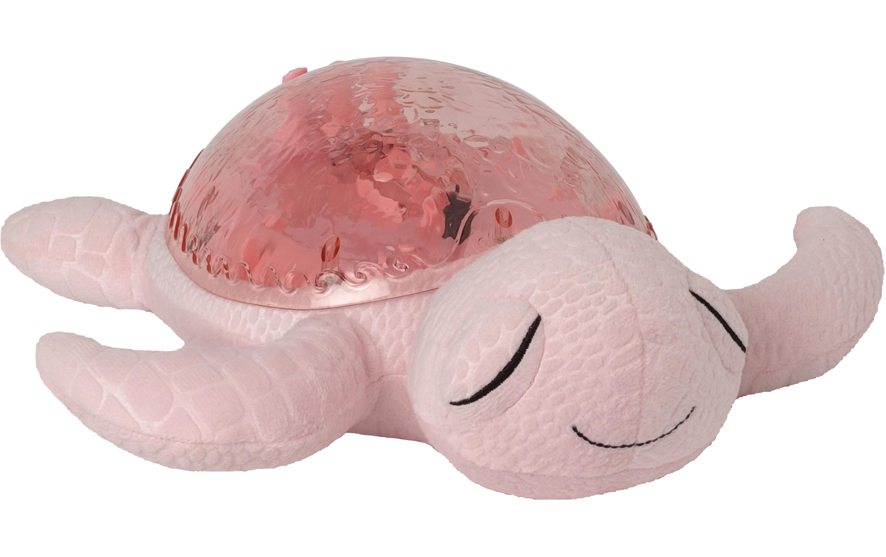 Nachtlicht Projektor Tranquil Turtle PinkMusikalische Schildkröte mit wiederaufladbarem Akku