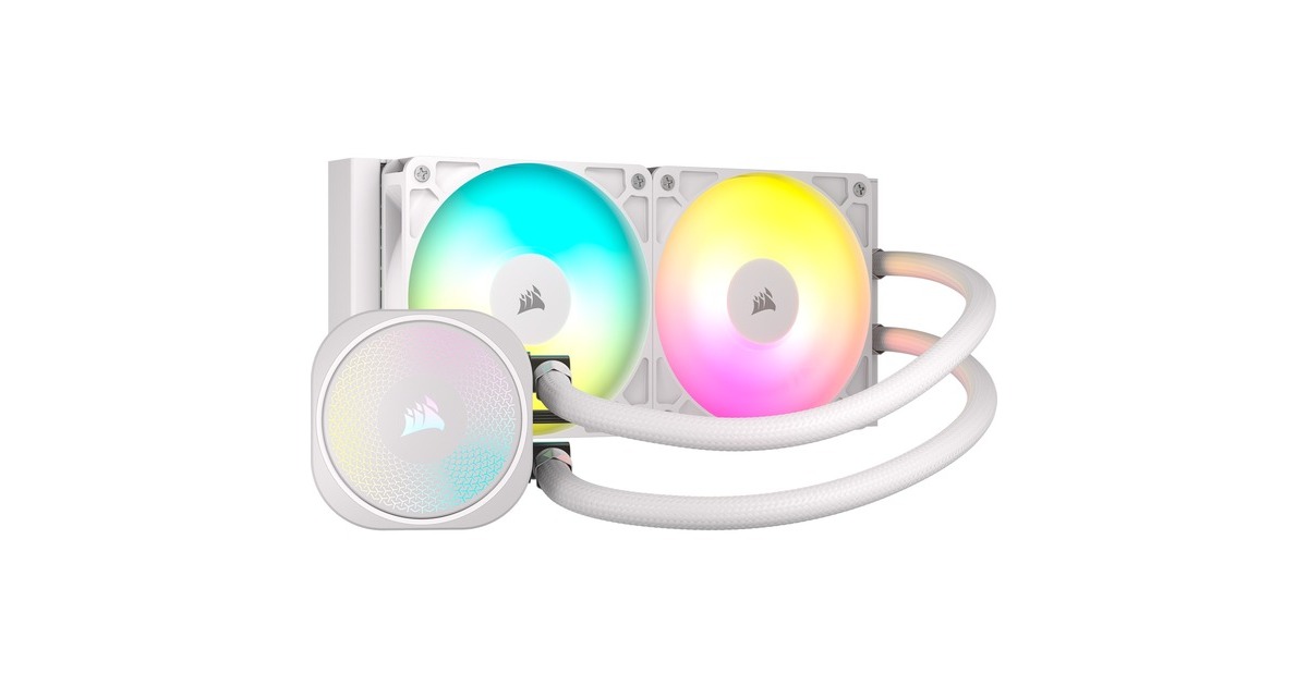 CorsairNAUTILUS 240 RS ARGB waterkoeling  (Wit, 4-pins PWM fan-connector)