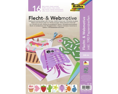 Gevlochten en omkeerbare ontwerpen DIN A4