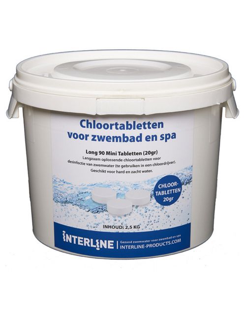 Interline Chloortablet Organisch 20gr - Zwembad-Onderhoud - 2.5 kg