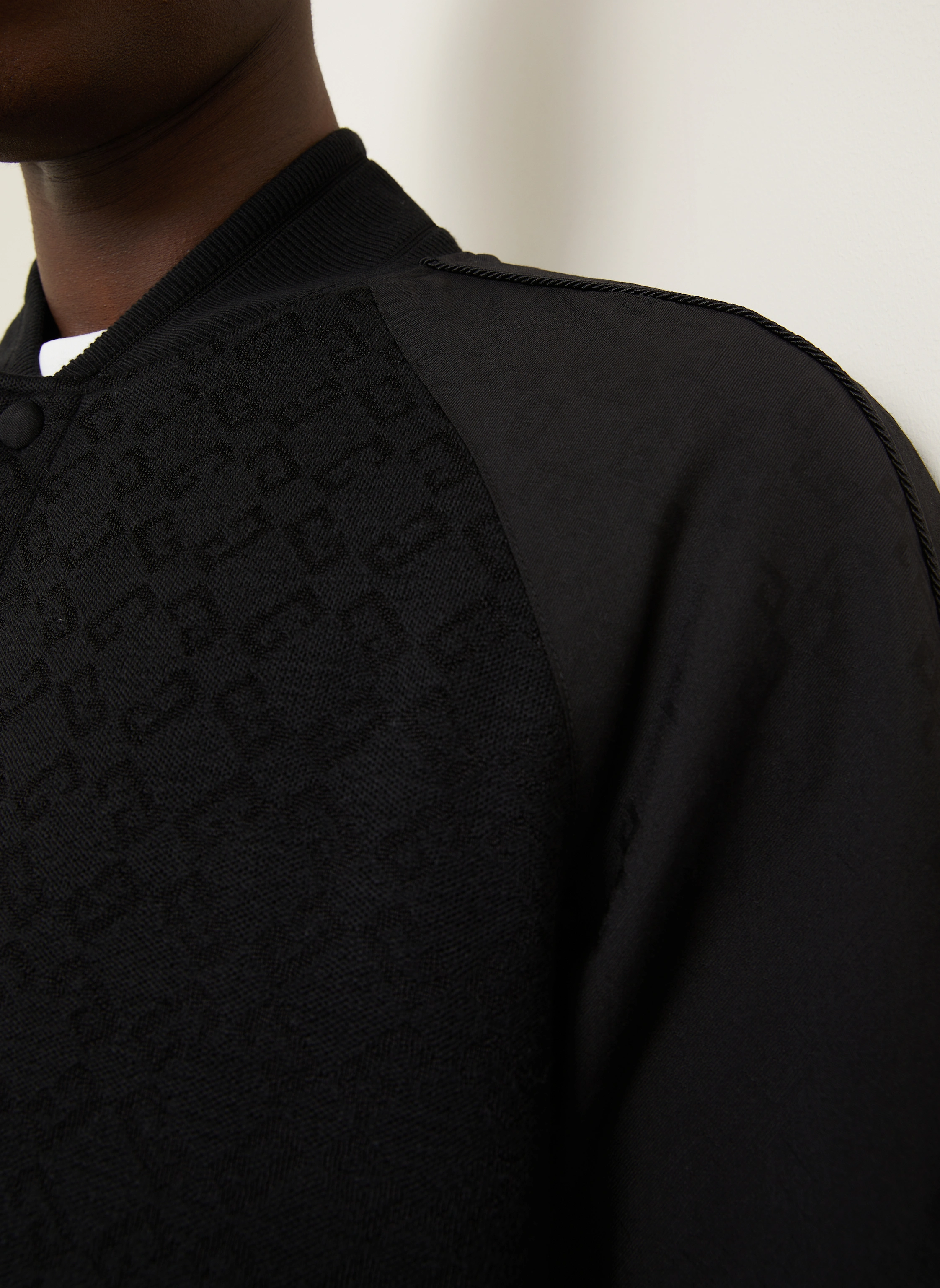GIVENCHY Collegejacke im Materialmix