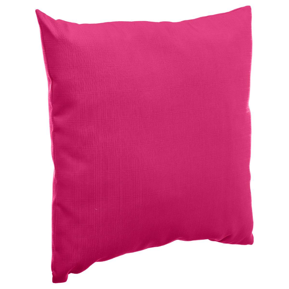 COUSSIN DECO 40X40CM FRAMBOISE