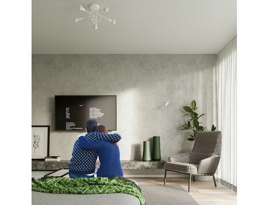 SOLLUX LIGHTING - Lustre loop 3 blanc