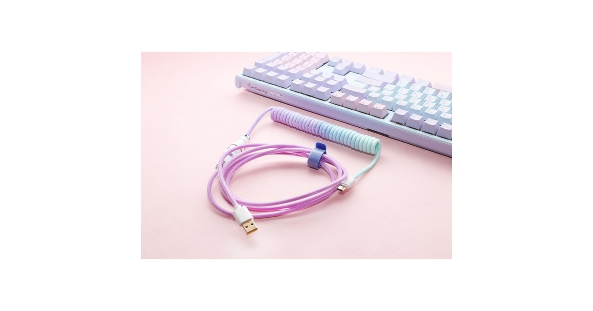 DuckyCoiled Cable V2 - Azure kabel