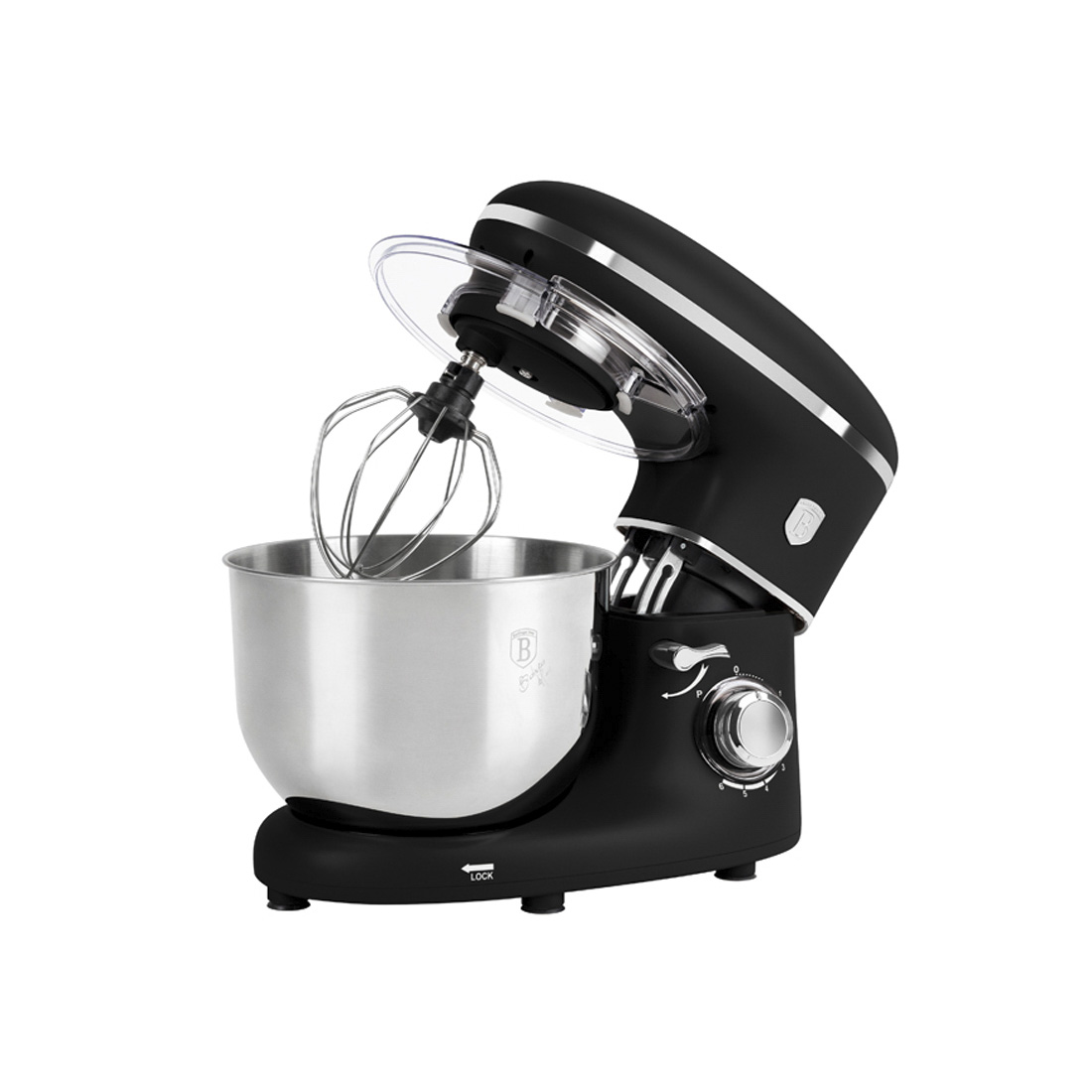 Berlinger Haus Küchenmaschine 6 Liter Matte Black Collection