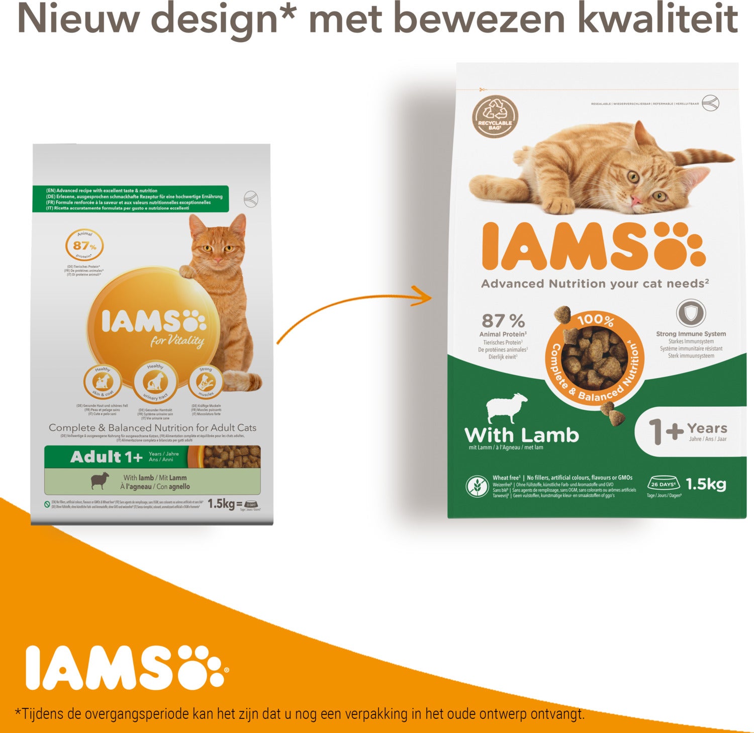 IAMS for Vitality adult lam 1,5 kg