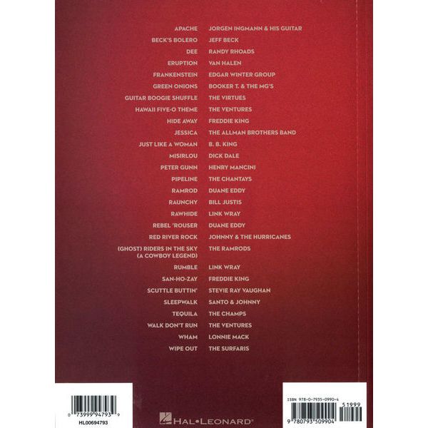 Hal Leonard Classic Guitar Instrumentals
