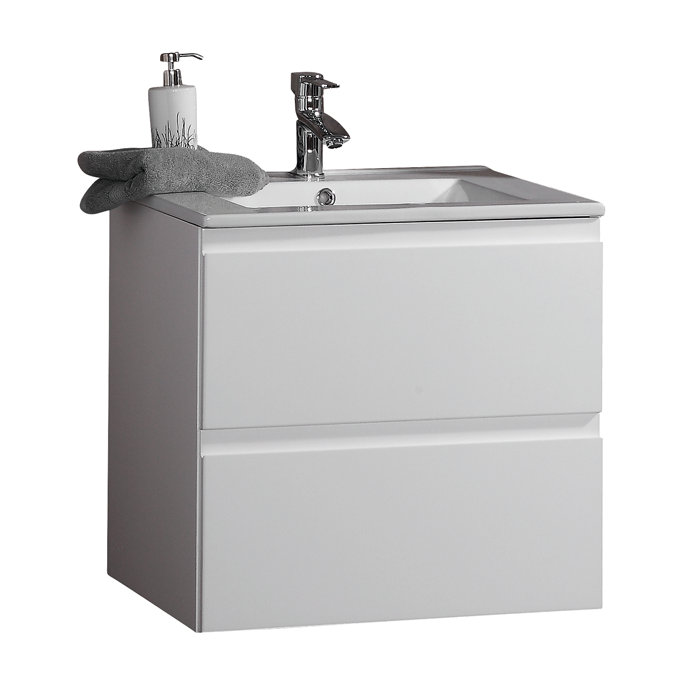Reno underskab m/vask 80 cm hvid