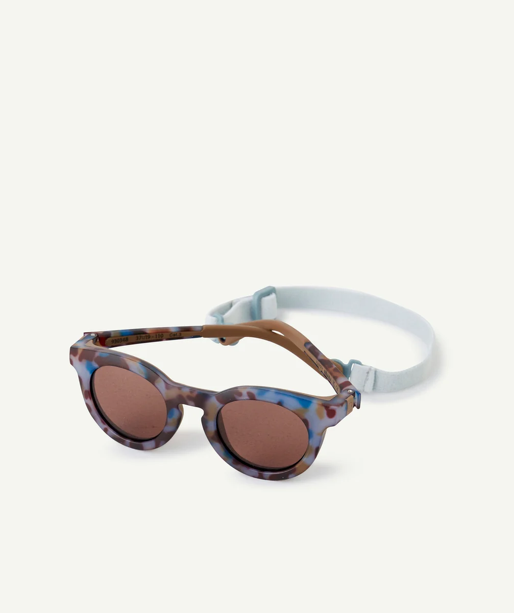 BEABAlunettes de soleil bleu turquoise avec écailles 2-4 ans