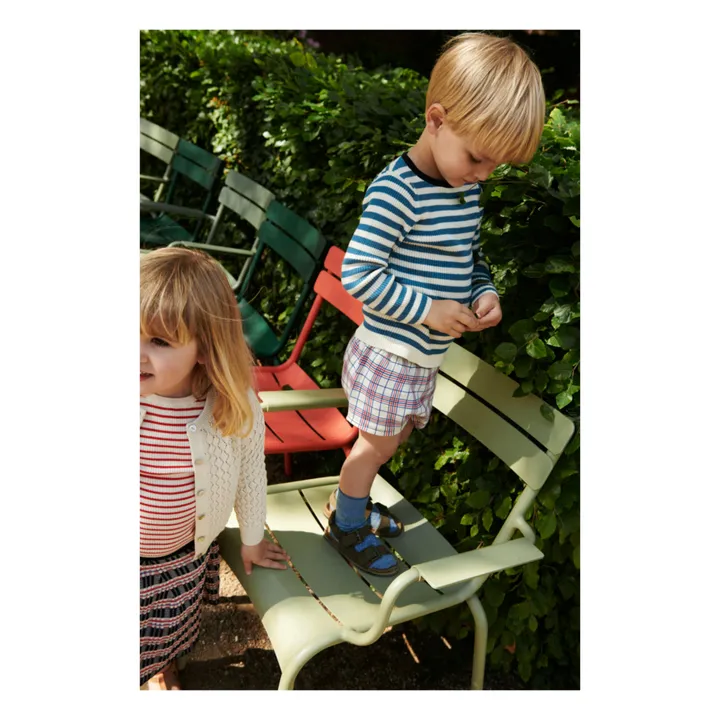 FUB Short Carreaux Coton Bio | Rose