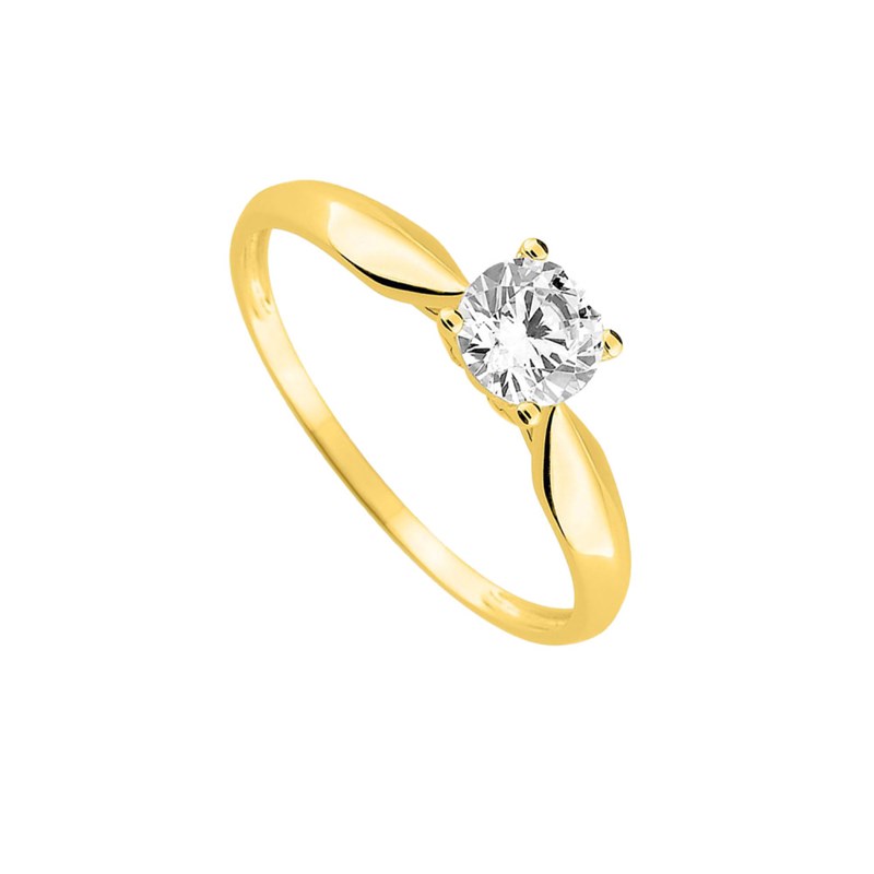 Bague Femme - Oxyde de zirconium - Or 9 Carats