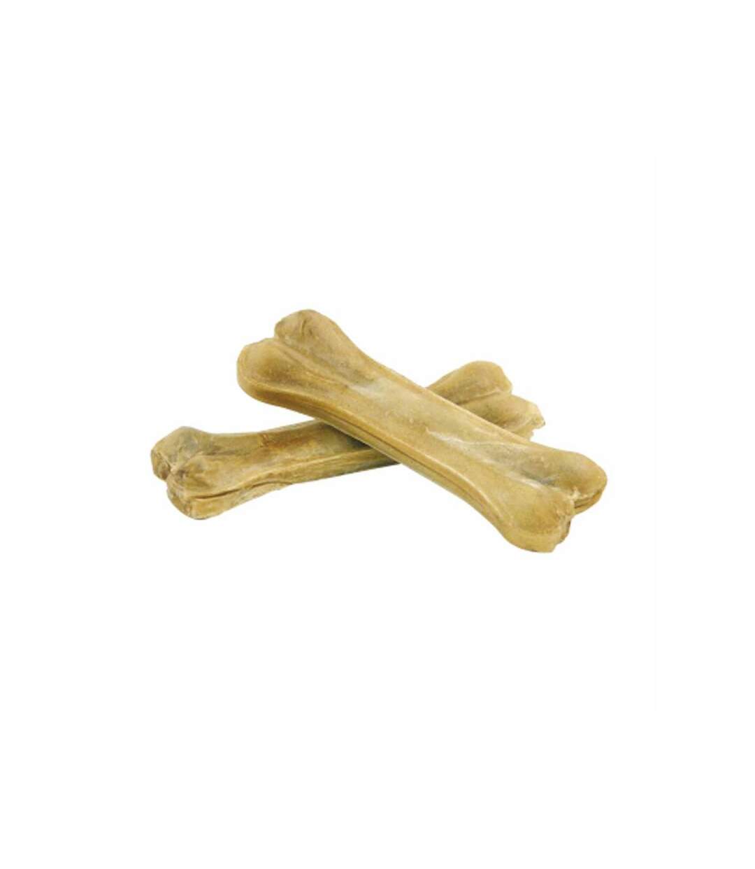Paris Prix - Lot De 2 Os à Mâcher Pour Chien peau De Vache 11cm Beige