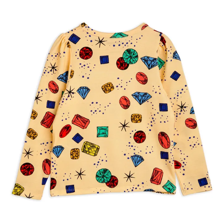 Mini Rodini T-Shirt Lyocell Bijoux | Crème