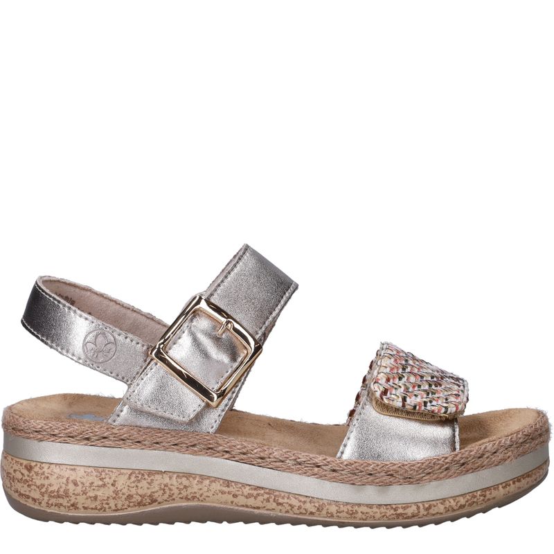 Rieker Sandalen Goud Dames