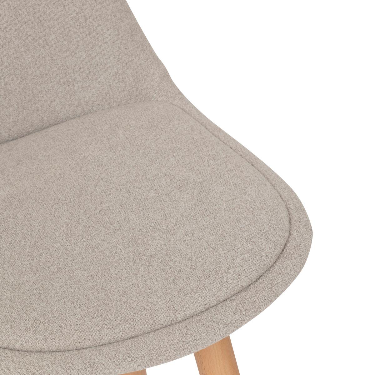 TABOURET DE BAR MAXON TISSUS BEIGE