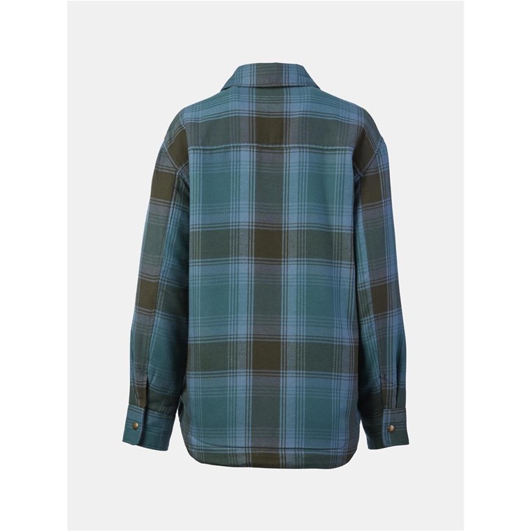 Marmot Wm'S Ridgefield Sherpa Flannel Jacket Dark Green