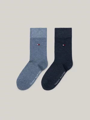 Pacote com 2 pares de meias clássicas infantis