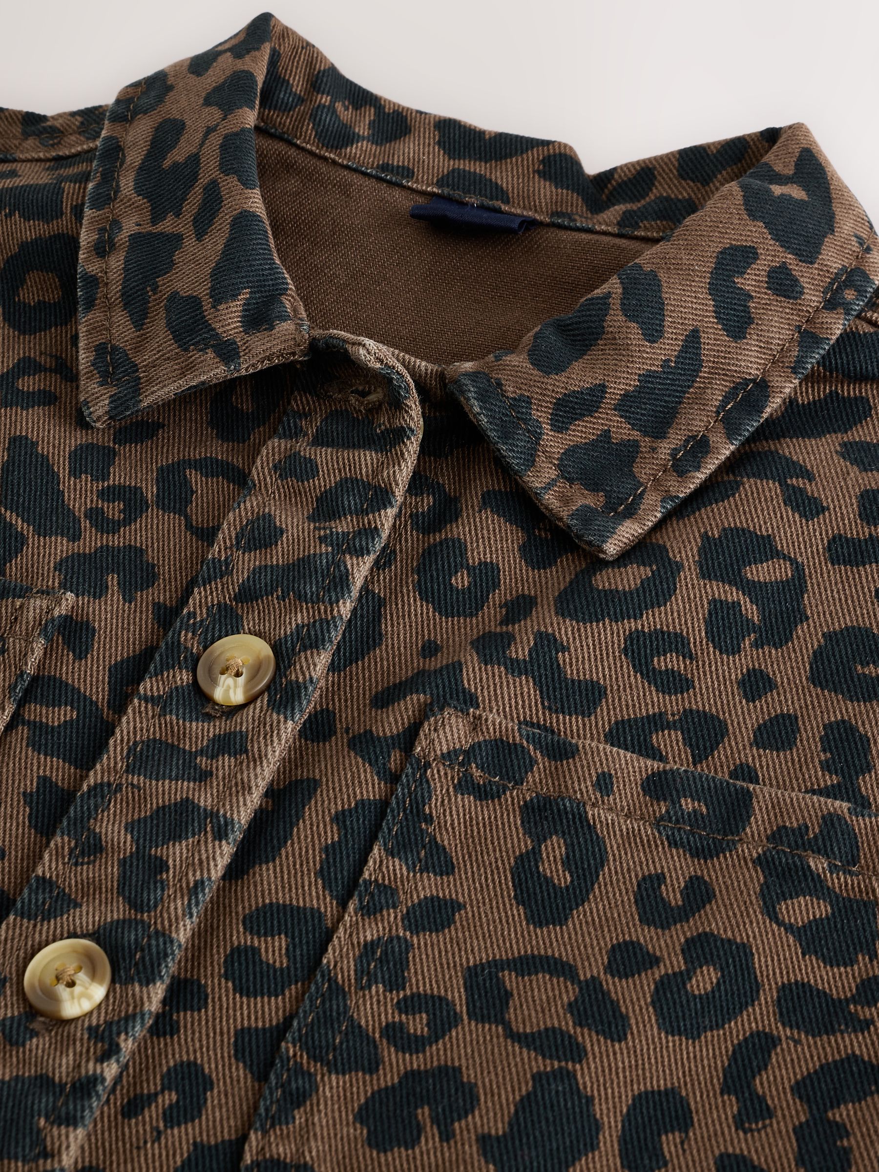 Dierenprint - Set van blouse en geplooide rok (3-16jr)