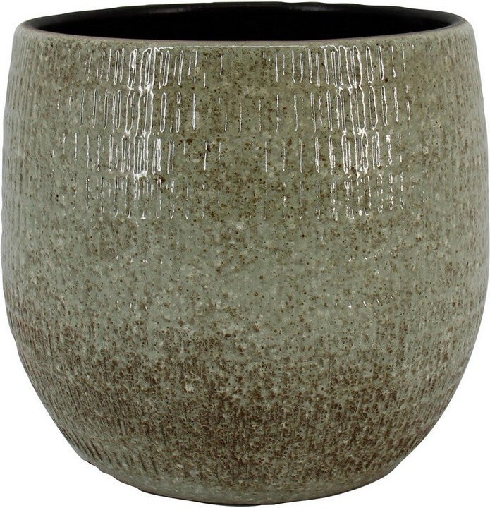 Bela Arte bloempot Olivier groen D 16 H 14 cm