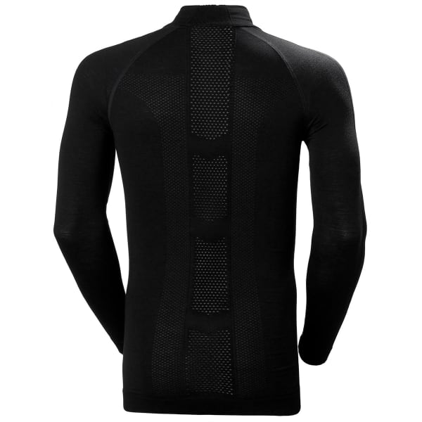 T-shirt thermique HELLY HANSEN H1 PRO LIFA SEAMLESS 1/2 ZIP BLACK
