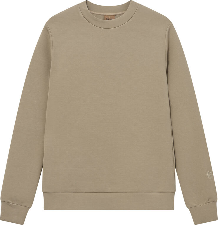 Mos Mosh Gallery MMGAbel Crew Neck Sweat Light sand