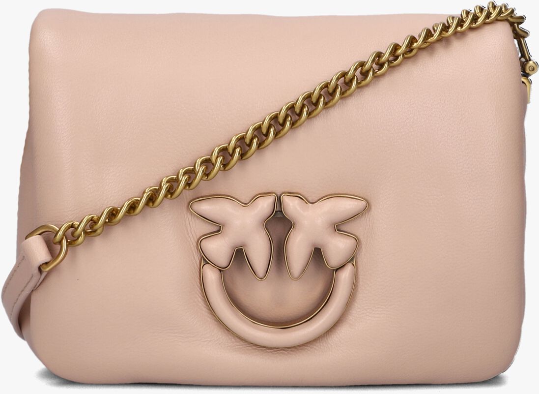 PINKO roze pinko schoudertas love click baby puff