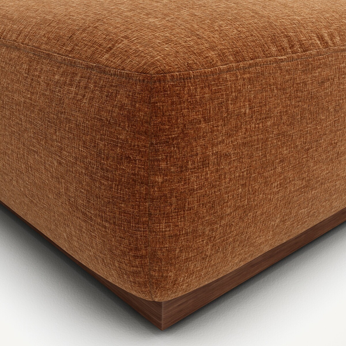 AM.PM<br>Sofá de canto aberto em veludo chenille, Jacopo