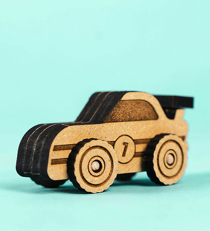 Crateit Kreatives Spielset - Crateit Stadt - Holz - Turbo Racer