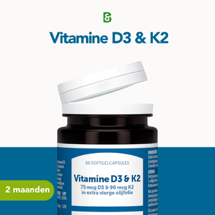 Bonusan Vitamine D3 & K2 Softgels 60SG