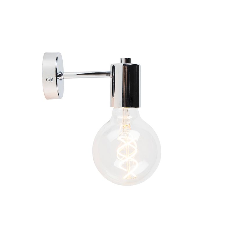Moderne wandlamp chroom kantelbaar - Facil