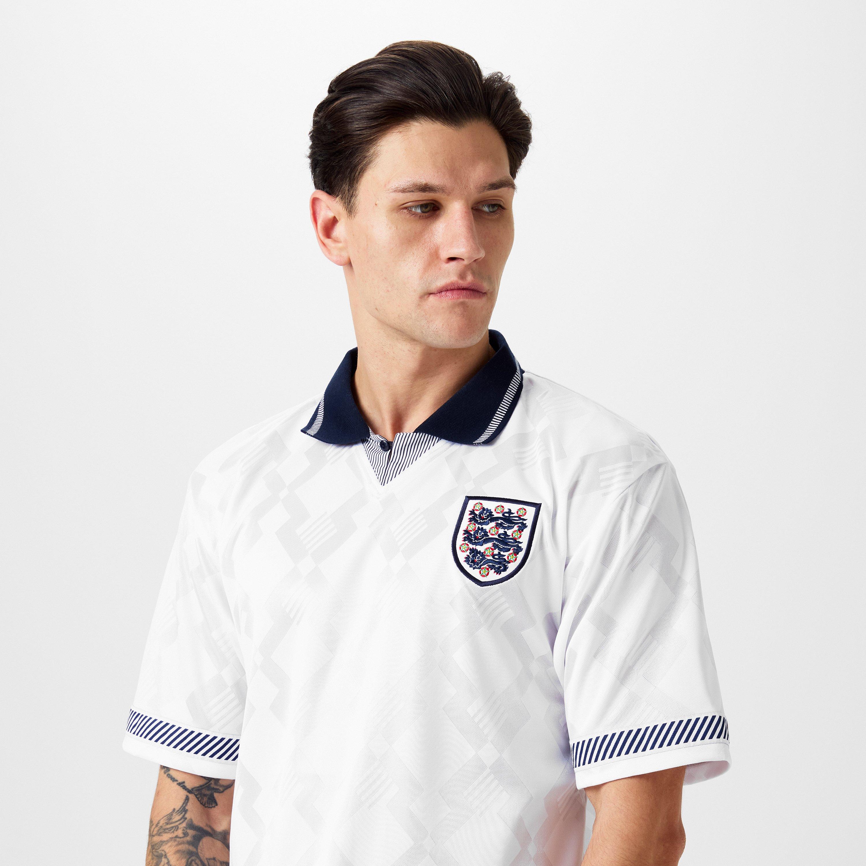 Score Draw England 1990 Home Shirt Adults