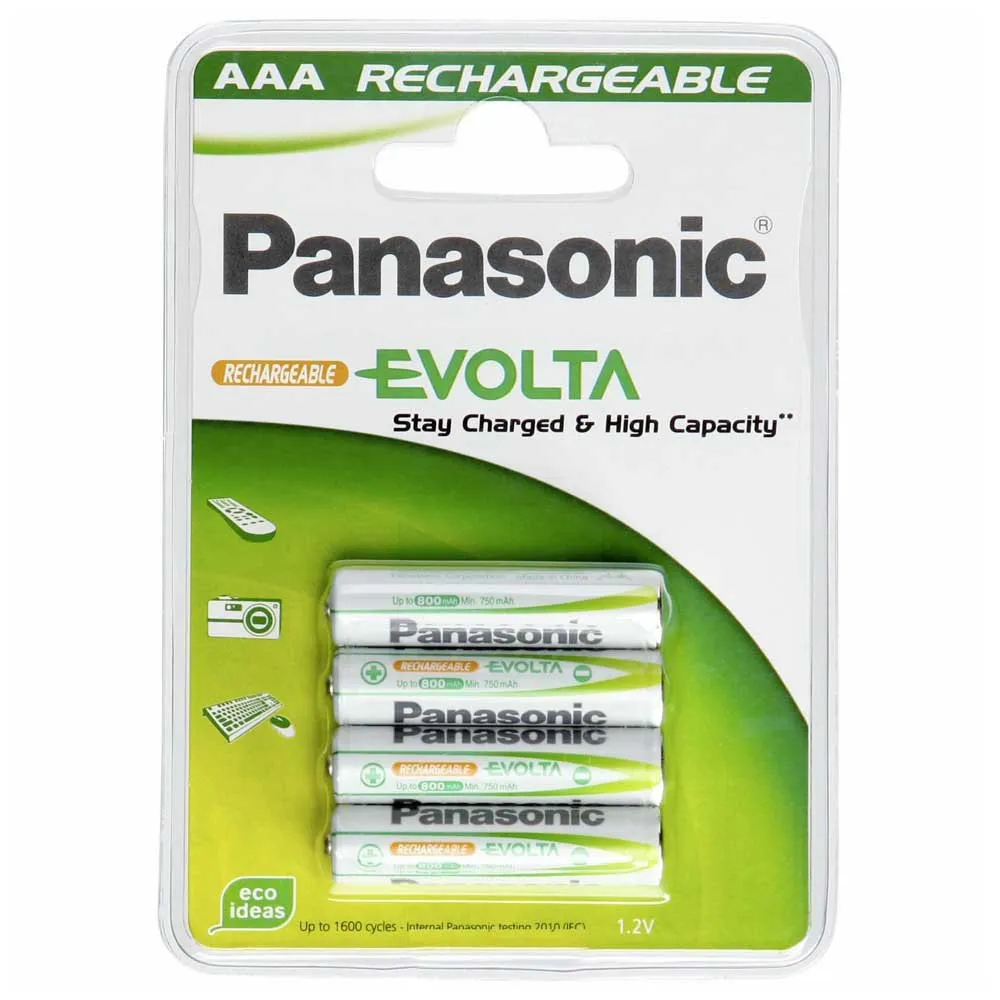 Panasonic AAA Wiederaufladbar Evolta 4 einheiten