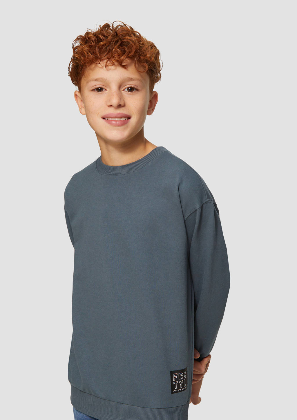 s.Oliver sweater grijsblauw