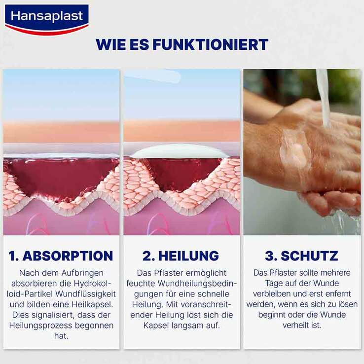 Hansaplast Zweite Haut Schutz Pflaster, 6 St