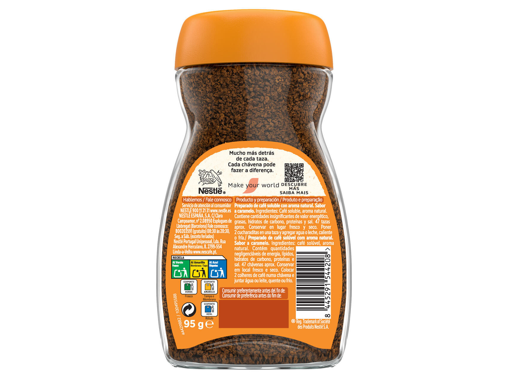 CAFÉ SOLÚVEL NESCAFÉ CARAMELO 95G