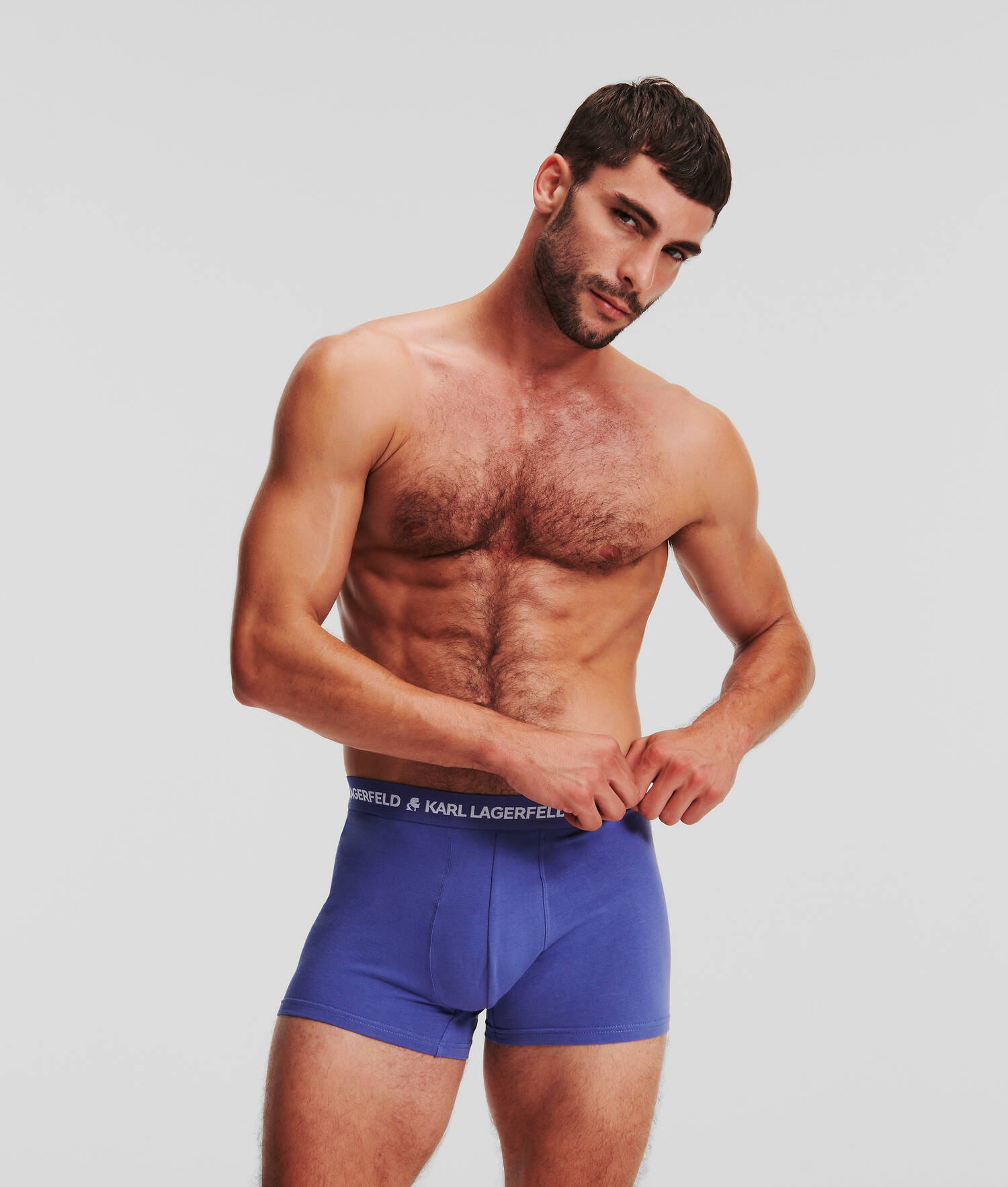 CALEÇONS MULTICOLORES AVEC LOGO KARL - LOT DE 3