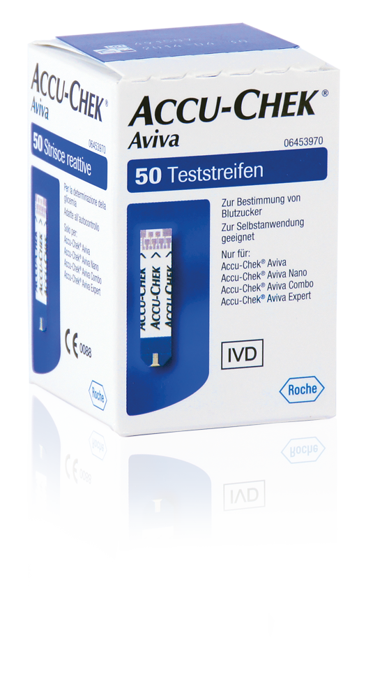 ACCU-CHEK Aviva Teststreifen<br>50 Stück