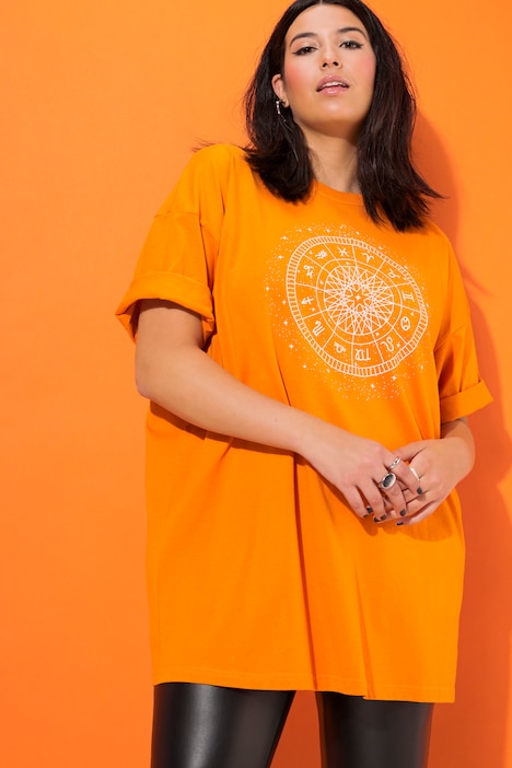 T-Shirt, oversized, Astro Print