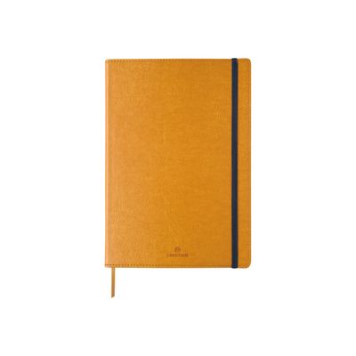 Oberthur Carmen - Carnet de notes souple A5 - ligné - 200 pages - moutarde