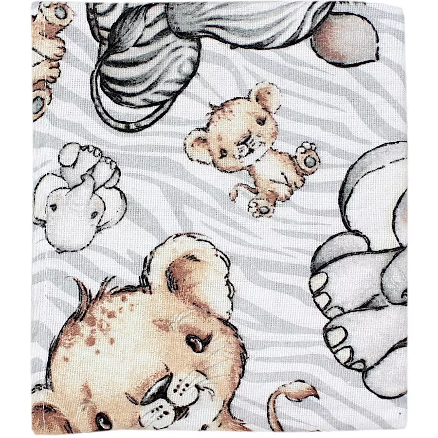 TupTam Baby Moltontücher Flanellwindeln 70x80 5er Set beigegrau