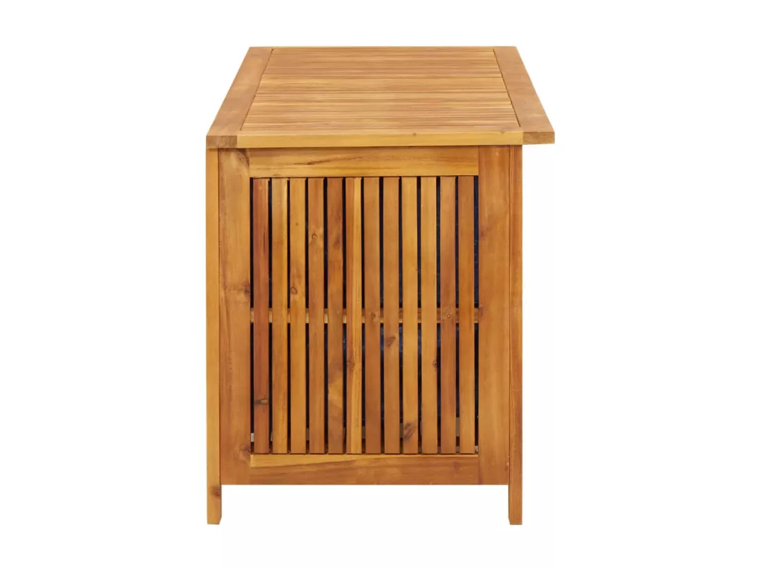 Coffre boîte meuble de bois marron 113 x 50 x 58 cm 02_0013000
