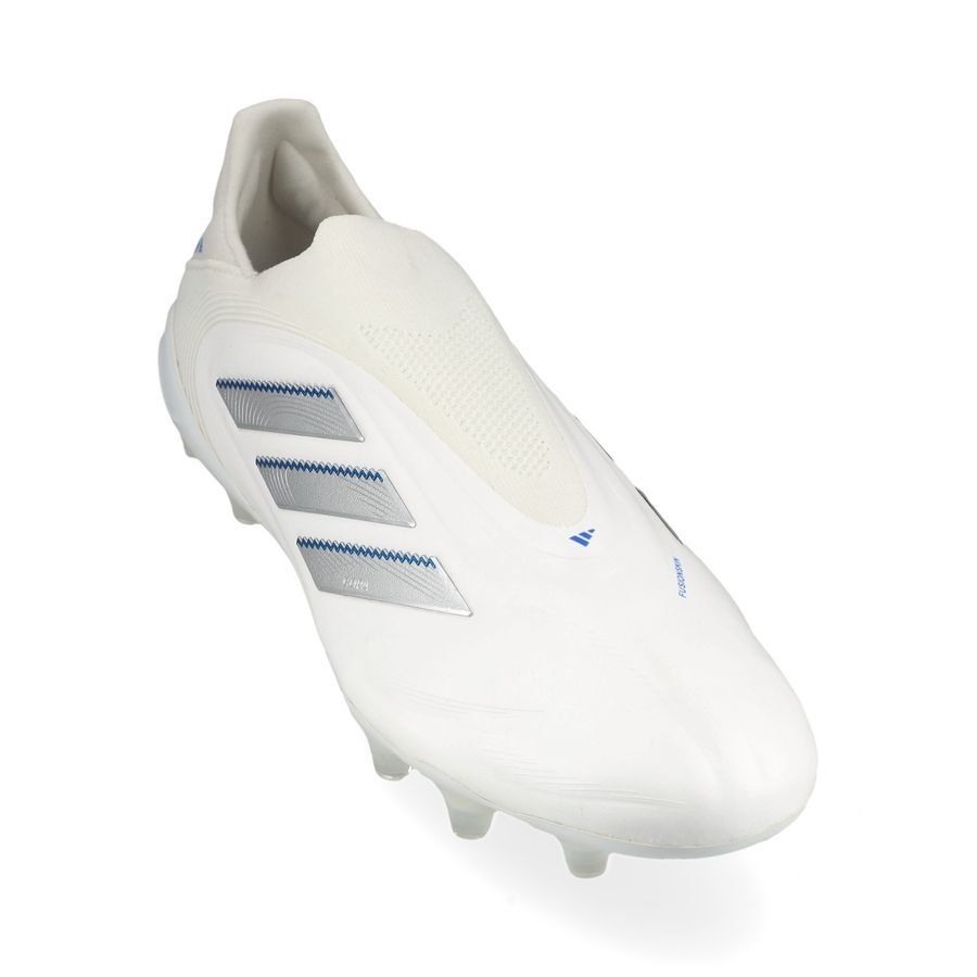 adidas Copa Pure Elite III Laceless FG Polar Victory - Blanc/Argenté/Bleu